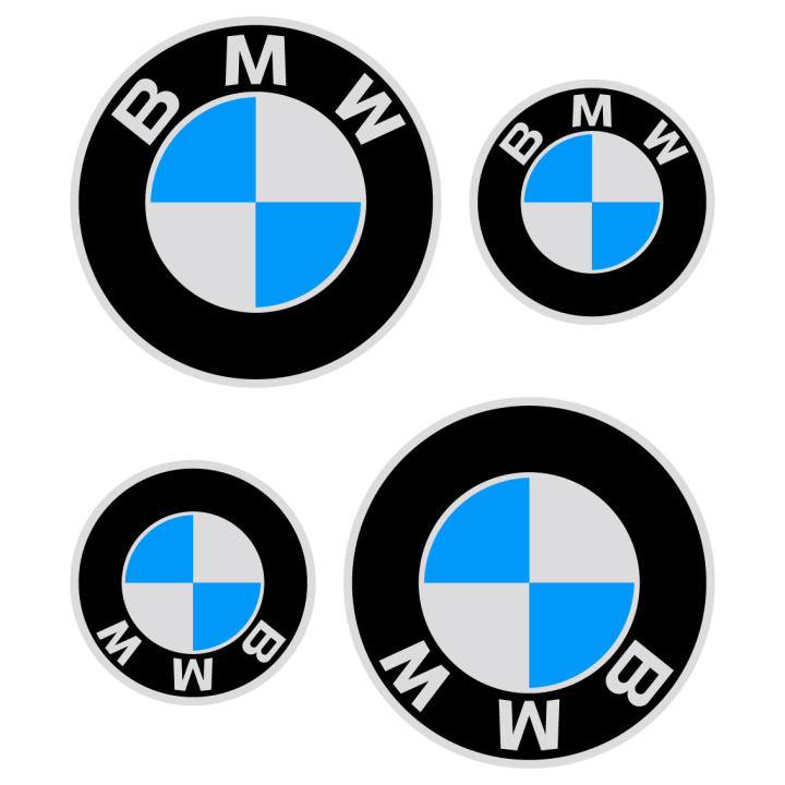 STICKERS RACING VINILOS E IMPRESION  - Pegatinas  Reflectantes para Moto, Coche, Casco 4 Unidades, 6,5 cm y 4,3 cm, Negro y Azul, Producto Compatible Vinilo Apa para interior ,exterior  7 años