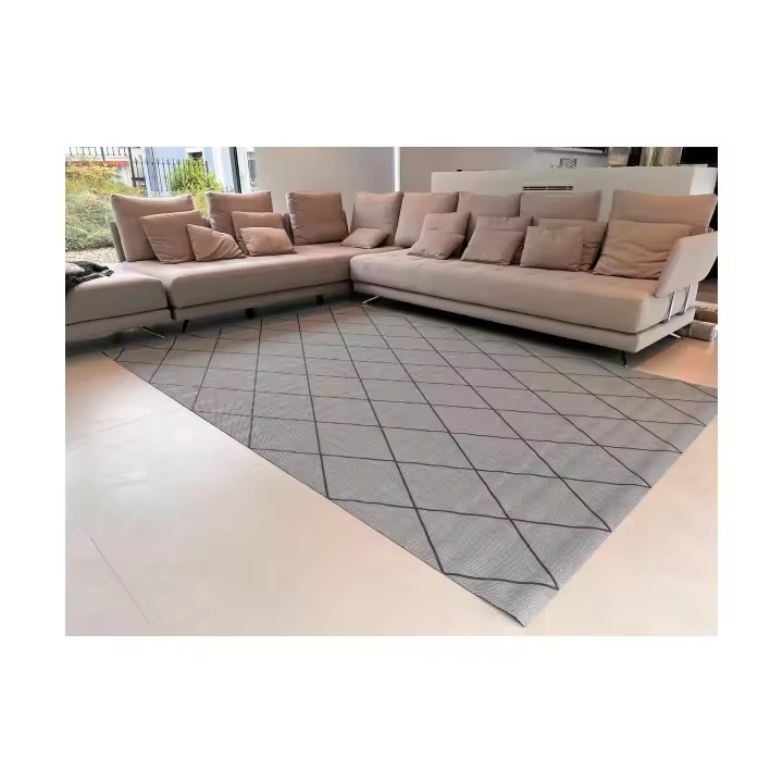 Tejidos el Mundo ALFOMBRA VINILO ROMBOS Antideslizante - 1