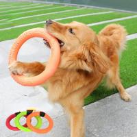 Juguetes Para Perros Disco Volador Interactivo Anti-Mordedor Atractivo De Anillo De Entrenamiento Suministros Para Masticación Agresiva - details 2
