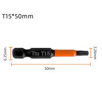 1PC Bit De Destornillador De Acero De Aleación 50mm Tamaño De Encimera Hexagonal 1/4 Pulgada Con Cabeza Magnética T10/T15/T20/T25/T30/T40 Herramienta De Reparación Electrónica - details 5