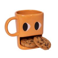 Fisura – Taza original para regalar “ojos”. Taza con soporte para galletas. Taza de cerámica con hueco para galletas. Taza de 240 ml en diferentes colores - details 2