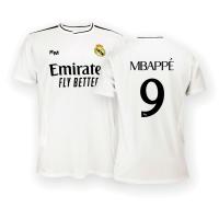 REAL MADRID Camiseta MBAPPÉ 9 - Primera Equipación Temporada 24/25 - Camiseta Real Madrid Réplica 100% Oficial Autorizada con Licencia, Sello y Garantía - Pro Navidad® - details 1