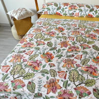 Juego de Sábanas Estampado Floral Paisley Multicolor – Alo Home - details 2