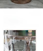 Mantel De Lámina Transparente De Encaje Bordado PVC Para Mesa Redonda Hogar Resistente Al Agua Y Aceite Estilo Europeo - details 1