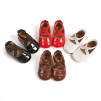 Zapatos Casuales Para Bebés Niñas Primavera Antideslizantes Suaves PU Cuero Planos Zapatos De Cuna Para Niñas Cierre SLIP-ON - details 1
