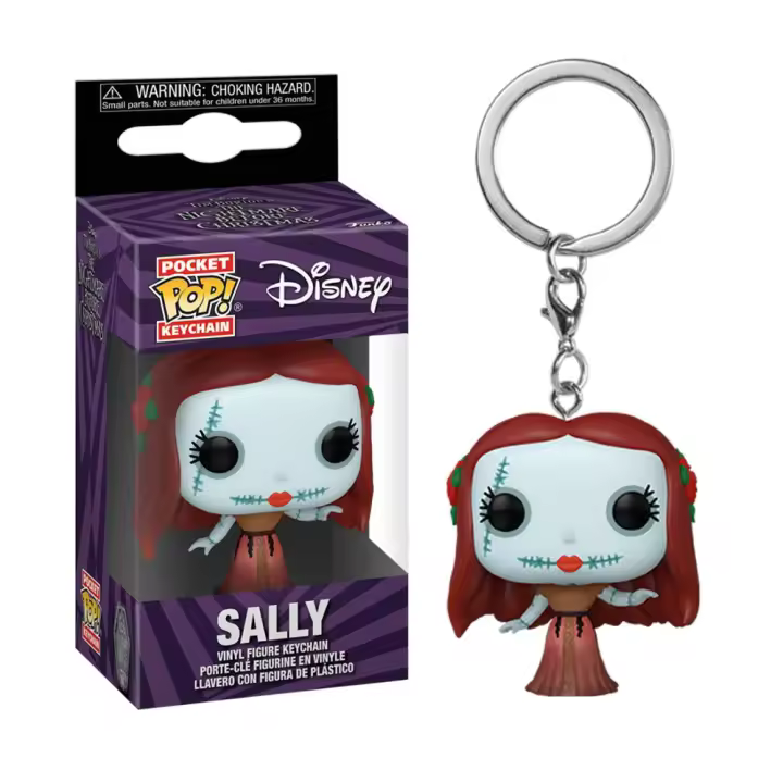 Funko Pocket Pop! Llavero: Pesadilla Antes de Navidad 30 Aniv. - Sally Formal, 72389 - 1