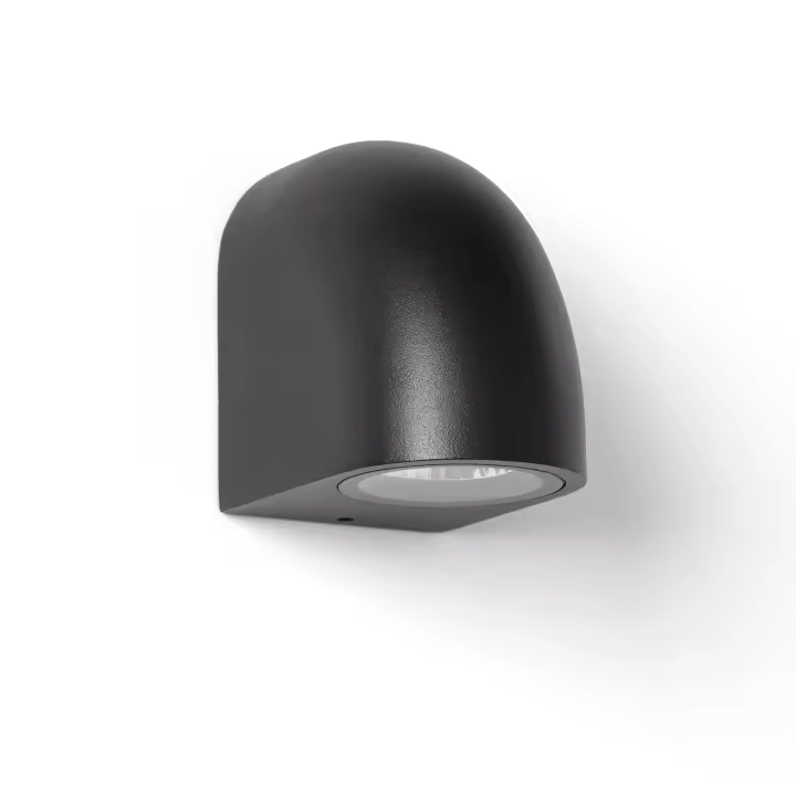 Ledkia Aplique de Pared Exterior LED 7W Aluminio Areca Negro - 1