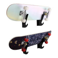 Estante De Pared Para Patines Con Ganchos De Almacenamiento 2PCS Accesorio De Skateboard Para Mujeres Parte De Placa Plana - details 15