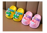 Zapatillas De Verano Para Niños Y Niñas Antideslizantes Y Suaves Zapatos De Interiores Para Niños Y Niñas Decoración De Aplicaciones Tamaño Verdadero - details 1