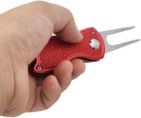 Herramienta de reparación de divot de golf con botón emergente y marcador de bola magnética, Ligero, portátil, mini herramienta de reparación de Divot - details 4