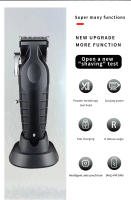 Kit De Pelacabelos Profesional Kemei KM-2296 KM-2299 KM-1102 Máquina De Afeitar Eléctrica Para Hombres Trimmer Sin Cable Con Indicación De Carga Ajuste De Longitud De Corte Material De Hoja De Aluminio - details 3