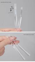 Brocha De Uñas De Silicona Para Aplicar Brillo De Plata Y Plateado Herramienta De Manicura Reutilizable Fácil De Usar Para Arte De Uñas - details 4