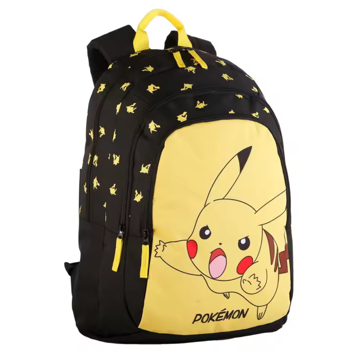 Mochila Primaria Pokemon Pikachu  . Mochila Adaptable Carro. 44 X 30 X 20 Cm. (Toybags T434-971) - 1