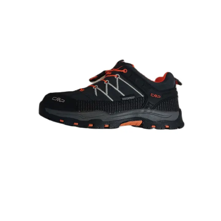 Calzado Montaña de niño Campagnolo modelo Rigel Low Trekking color antracita - Flash orange 47UG; Referencia 3Q13244J; Incluye membrana Waterproof repelente al agua. Perfectas para una escapada a la montaña o como zapatilla urbana.  775678 - 1