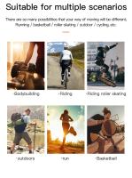 1 Pieza De Protección De Rodilla Con Fijador De Tira Soporte Medial De Patela Compresión Y Protección Para Deportes Como Correr Y Baloncesto - details 1