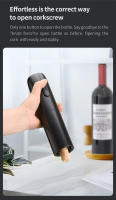 Abrevidor De Botellas De Vino Eléctrico Automático Recargable Con Base De Carga Herramientas De Cocina Eco-amigable Acero Inoxidable - details 6