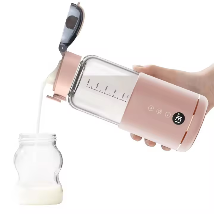 Calentador De Botella Para Bebé Inalámbrico Eléctrico Recargable USB Con Control Y Mostrador De Temperatura +1/+1℃ Portátil Para Lácteos - 1