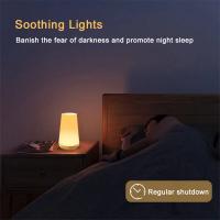 Lámpara De Noche USB Recargable RGB Táctil Con Control Remoto 13 Colores Ajustable Para Dormitorio Y Lectura Lámpara Pequeña Portátil - details 1