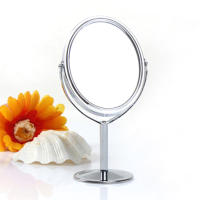 Espejo De Maquillaje Dual Normal Y Aumentado Con Soporte Para Vestíbulo Dormitorio Y Viaje Espejo De Cosméticos Para Mesita - details 2