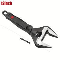 Juego De Llaves Ajustables De Boca Ancha 6 Pulgadas Y 10 Pulgadas De Acero Cr-V Con Mango Suave Métrico Para Plomería - details 5