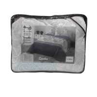 Mercatienda.es Edredón Nórdico Sherpa Azul Cama 150 | Sedalina & Borreguillo | +700gr/m2 - Térmico Invierno + Cuadrantes Regalo - details 1