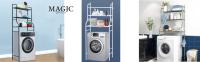 MAGIC SELECT Estantería sobre Lavadora | Estante Lavadora Ahorra Espacio con 3 Baldas | Estante Organizador Impermeable | Patas Ajustables en Altura - details 0