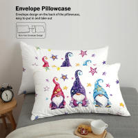Juego De Cama Merry Christmas Con Patrón De Santa Claus Para Adolescentes Y Adultos Decoración De Habitación Festiva Regalo De Navidad 3 Piezas Poliéster 90gsm - details 5