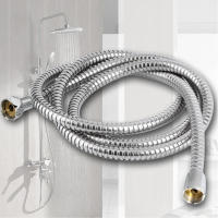 Tubo De Extensión Para Ducha De Acero Inoxidable Flexible Y Largo Accesorios De Baño Tubo De Agua De Plomería Con Cabeza De Succión - details 3