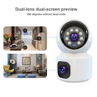 Cámara IP Inteligente Para El Hogar 8MP 4K Dual Lens Con Tarjeta SIM 4G Visión Nocturna Color Protección De Seguridad CCTV Instalación Interior - details 1