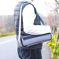 Estuche De Flauta Con 16 Agujeros Bolsa De Viaje Ajustable Con Correa De Instrumento Musical Resistente Al Agua Con Cuero Y Tela De Oxford - details 4