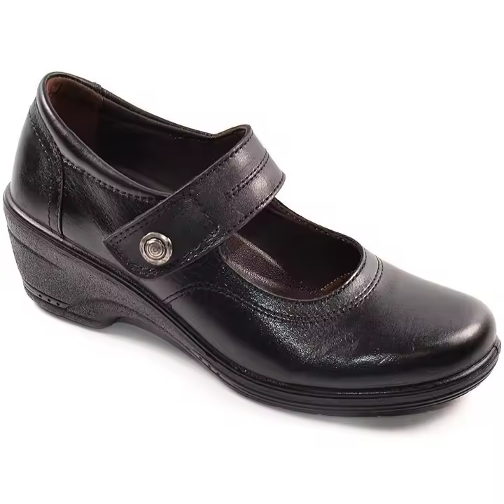 503 Laura Azaña Zapato Piel Confort Velcro Antideslizante Mujer - 1