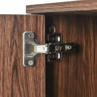 Aparador, exclusivo aparador de Tres Puertas con detalles elegantes y Espacio de almacenamiento Amplio. La Puerta está hecha de Chapa de Madera maciza Y tiene una sensación cóncava y convexa. Incluye laminado. Gabinete pequeño de Oro G - details 4