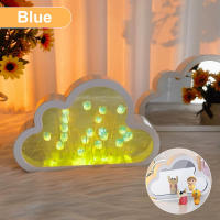 Lámpara De Noche En Forma De Tulipán DIY Nube Espejo Decoración Para Habitación De Niña Marco De Fotos Luz De Lectura Para Cama Regalos De Navidad - details 18