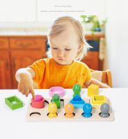 Juguetes Educativos Montessori De Madera Con Atracción Magnética Para Niños Puzzle De Colores Y Formas Para El Desarrollo Cognitivo - details 15