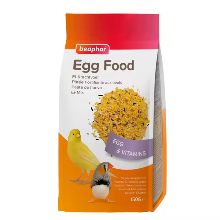 Beaphar Pasta de Huevo para Canarios y Aves Exóticas 1kg - 1