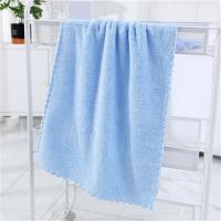 Toalla De Microfibra Absorbente Para Cabello Seco 30x60cm Doble Cara Coral Ideal Para Baño Lavar Coche Limpieza Salon Natación Camping - details 7