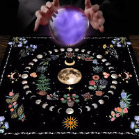 Mantel De Tela Para Cartas De Tarot Flor De Luna 1PC Matriz De Mesa Para Brujería Y Astrología Decorativa De Poliéster/Celulosa - details 9