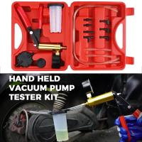 Kit De Bomba De Vacío Para Sanguinario Manual 2 En 1 Herramienta De Prueba De Fluidos Automotrices Con Gáuge Y Adaptadores Para Coche Y Camión - details 0