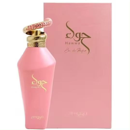 Perfume Árabe 100% Original: Zimaya Unisex Hawwa Pink EDP 100 ml – La Esencia de la Elegancia y la Seducción en un Frasco de Lujo - 1