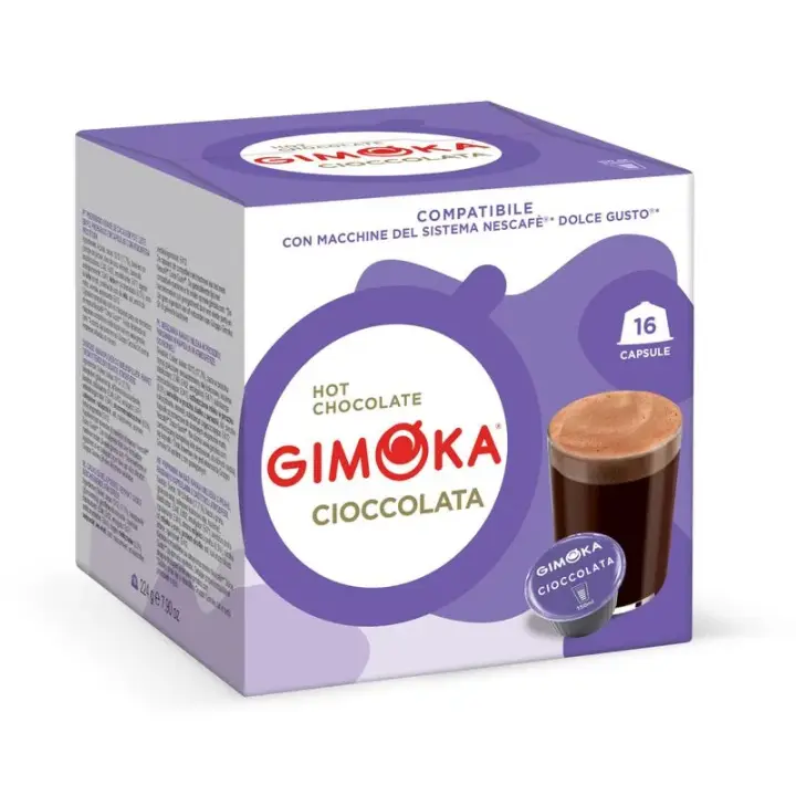 Cápsulas Dolce Gusto Gimoka Cioccolata compatibles  16 unidades - 1