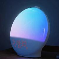 Reloj despertador con simulación de amanecer, Radio FM, luz nocturna, sonidos naturales, ayuda para dormir, sueño pesado para niños - details 9