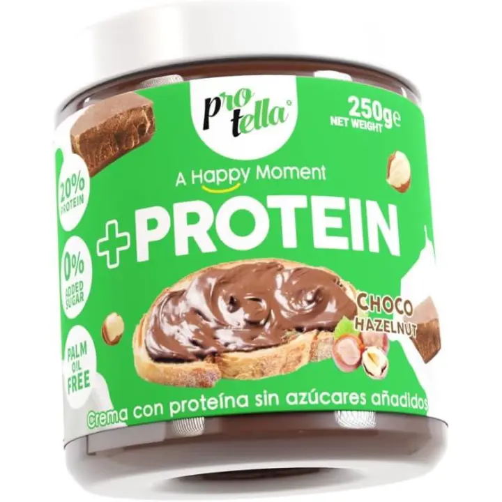 PROTELLA CREMA PROTEICA SIN AZUCARES AÑADIDOS SABOR ORIGINAL 250 GR - 1