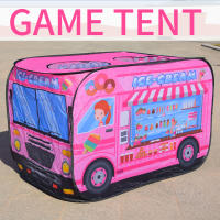 Carpa De Juego Para Niños Y Niñas Interior Ice Cream Con Piscina De Bolas Oceánicas Plegable Casa De Juegos Para Princesas Material De Poliéster Edad Recomendada 0-3 Años - details 4