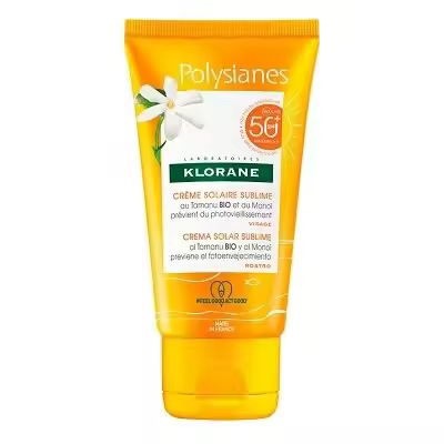 KLORANE POLYSIANES CREMA SOLAR SUBLIME SPF 50+ ROSTRO  1 ENV - 1