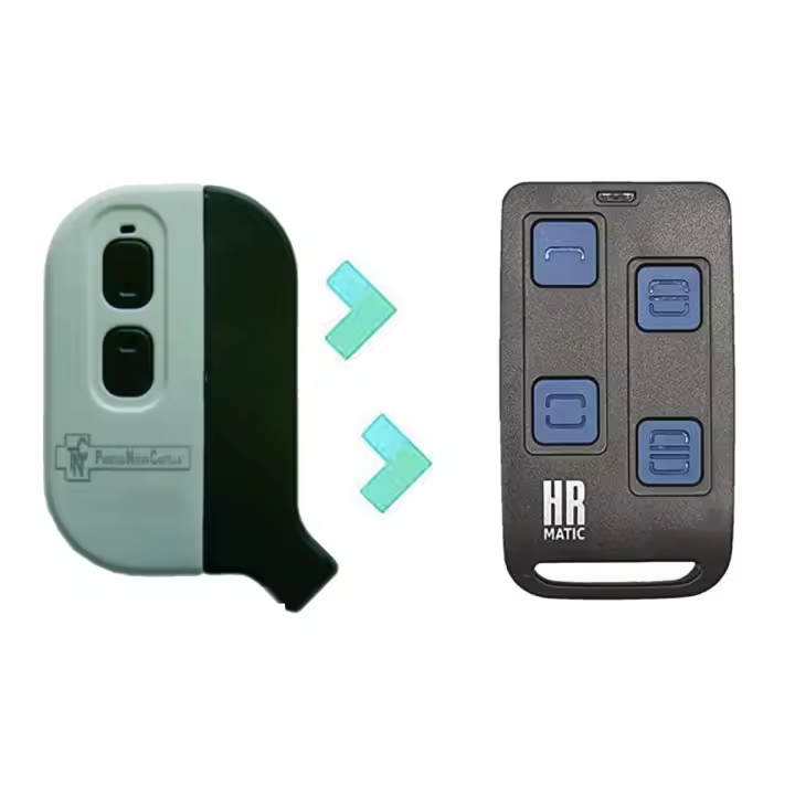 HR MATIC Mando de Garaje Universal HR MULTI 3 compatible PUERTAS NUEVA CASTILLA GO MINI Frecuencias 433 y 868 Mhz Unifique Hasta 4 Mando en 1 - 1
