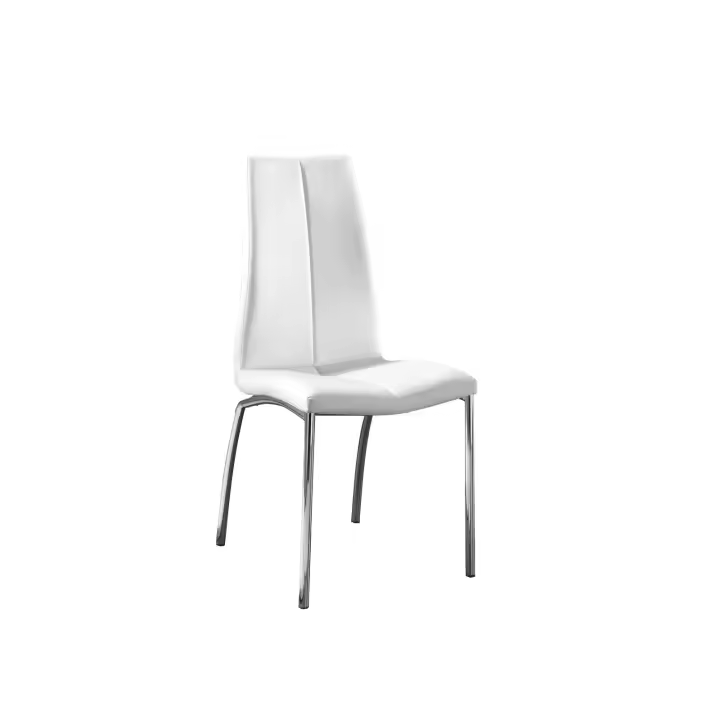 Viva - Silla de ecopiel Blanca 4 piezas - 1