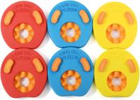 Manguitos de Natación para niños, 6PCS Manguitos Bebe ,Manguitos Dolphin,Hechos de Espuma, Pool Discos Flotantes - details 6