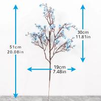 Kahaul 51cm Flores Artificiales De Brezo Para Decoración De Bodas Y Hogar Rama De Gypsophila Para Arreglo De Vaso De Sala De Estar - details 1