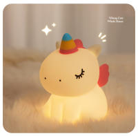 Lámpara De Noche Dinosaurio Unicornio Recargable LED Silicone Para Niños Luces De Ambiente Para Dormitorio Y Cocooning Regalo Para Bebés - details 23