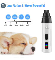 Afilador De Uñas Para Perros Recargable USB Tijeras Eléctricas Para Mascotas Herramientas De Peluquería Para Pies De Gatos Y Perros - details 6